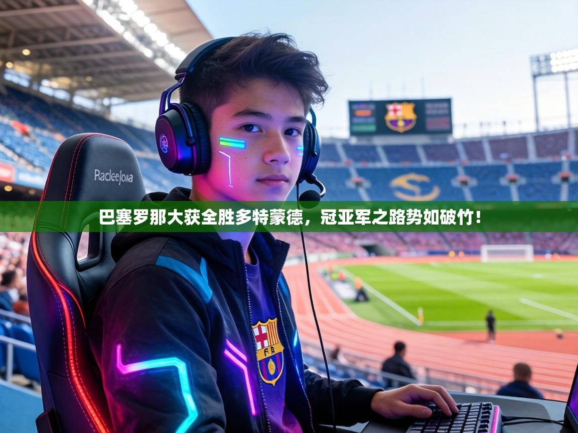 巴塞罗那大获全胜多特蒙德，冠亚军之路势如破竹！